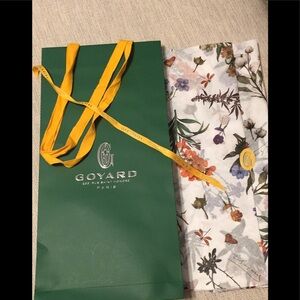 Authentic Goyard paper shopping bag